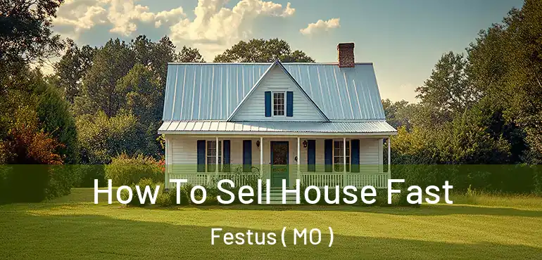  How To Sell House Fast Festus ( MO )