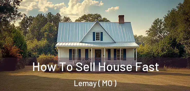  How To Sell House Fast Lemay ( MO )