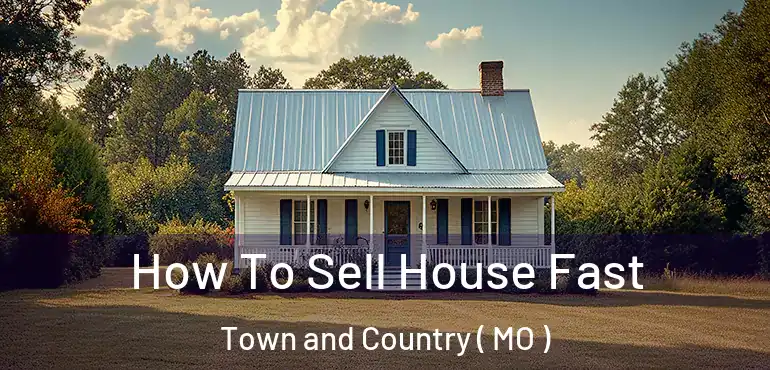  How To Sell House Fast Town and Country ( MO )