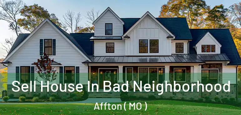 Sell House In Bad Neighborhood Affton ( MO )
