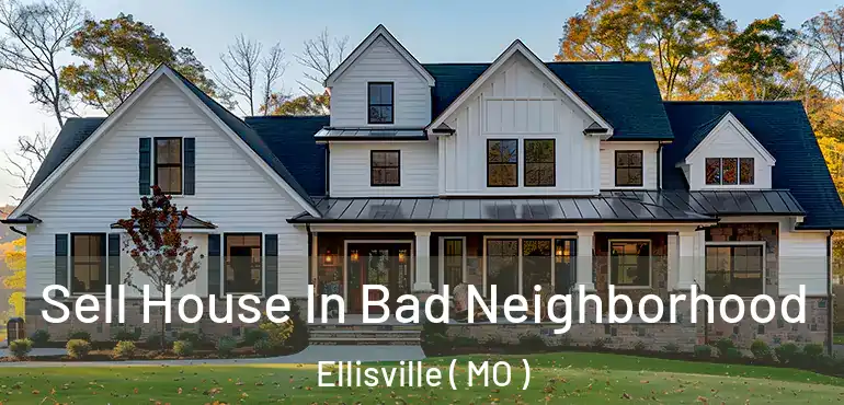 Sell House In Bad Neighborhood Ellisville ( MO )