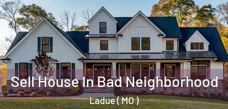  Sell House In Bad Neighborhood Ladue ( MO )