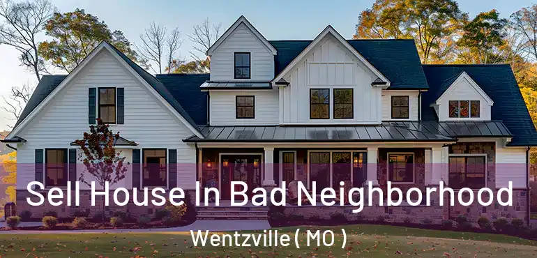  Sell House In Bad Neighborhood Wentzville ( MO )