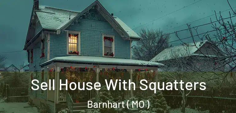  Sell House With Squatters Barnhart ( MO )