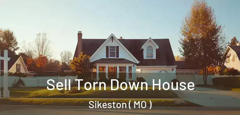  Sell Torn Down House Sikeston ( MO )