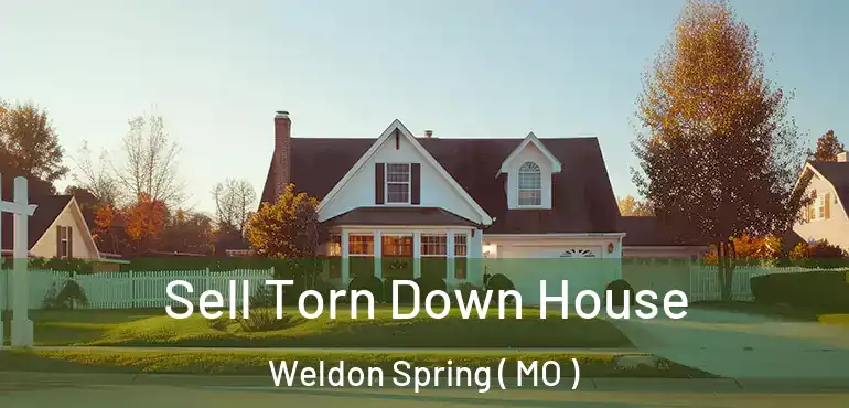  Sell Torn Down House Weldon Spring ( MO )